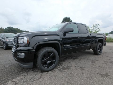 Onyx Black GMC Sierra 1500 Double Cab 4WD.  Click to enlarge.