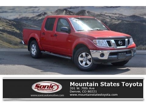 Red Alert Nissan Frontier SE Crew Cab 4x4.  Click to enlarge.