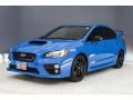 Front 3/4 View of 2016 Subaru WRX STI HyperBlue Limited Edition #12