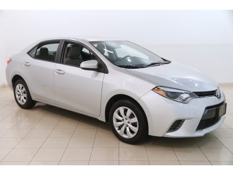 Classic Silver Metallic Toyota Corolla LE.  Click to enlarge.