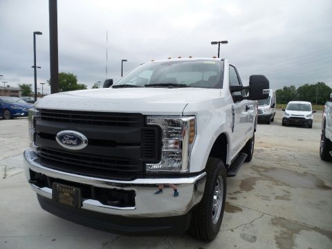 Oxford White Ford F250 Super Duty XL Regular Cab 4x4.  Click to enlarge.