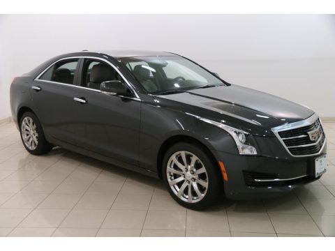 Phantom Gray Metallic Cadillac ATS Luxury AWD.  Click to enlarge.