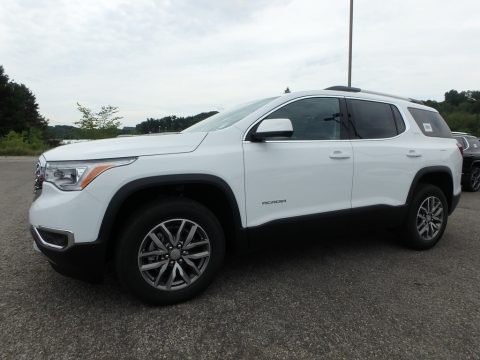 Summit White GMC Acadia SLE AWD.  Click to enlarge.