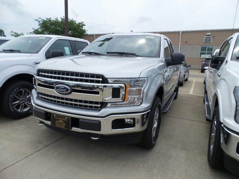 Ingot Silver Ford F150 XLT SuperCab 4x4.  Click to enlarge.