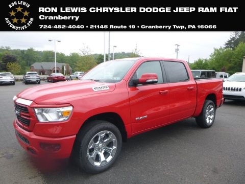 Flame Red Ram 1500 Big Horn Crew Cab 4x4.  Click to enlarge.