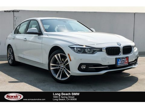 Alpine White BMW 3 Series 330i Sedan.  Click to enlarge.