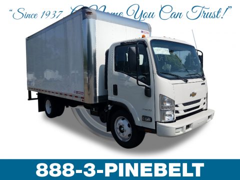 Summit White Chevrolet Low Cab Forward 4500 Moving Truck.  Click to enlarge.