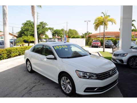 Pure White Volkswagen Passat SE.  Click to enlarge.