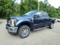 Front 3/4 View of 2019 Ford F250 Super Duty XLT Crew Cab 4x4 #6
