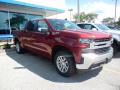 Front 3/4 View of 2019 Chevrolet Silverado 1500 LT Crew Cab 4WD #3