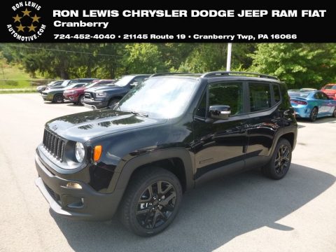 Black Jeep Renegade Latitude 4x4.  Click to enlarge.