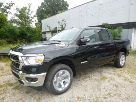 Black Forest Green Pearl Ram 1500 Big Horn Crew Cab 4x4.  Click to enlarge.