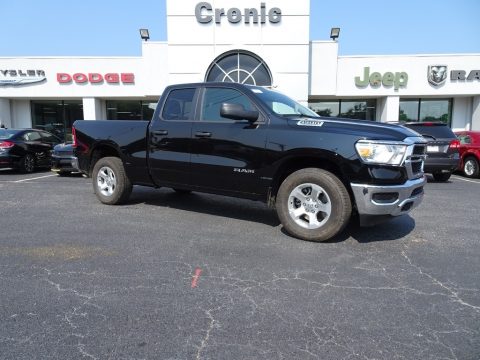Diamond Black Crystal Pearl Ram 1500 Tradesman Quad Cab.  Click to enlarge.
