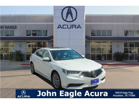 Platinum White Pearl Acura TLX Sedan.  Click to enlarge.