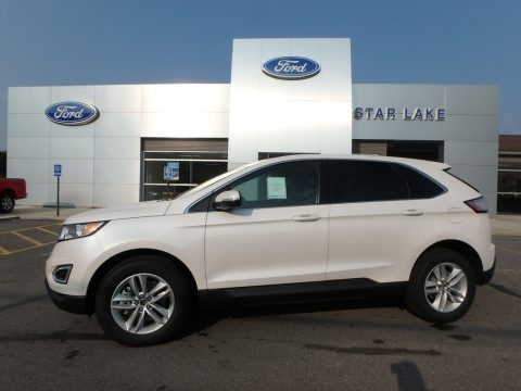 White Platinum Ford Edge SEL AWD.  Click to enlarge.