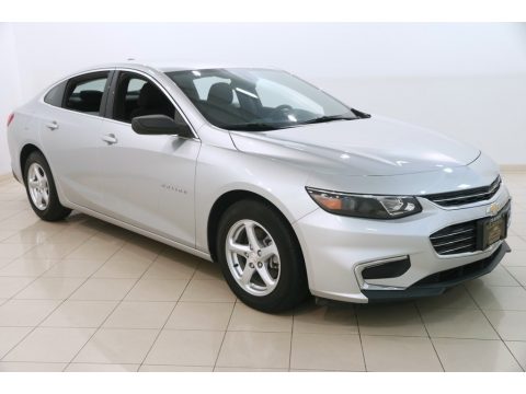 Silver Ice Metallic Chevrolet Malibu LS.  Click to enlarge.