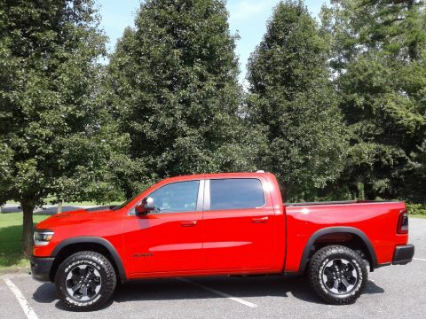 Flame Red Ram 1500 Rebel Crew Cab 4x4.  Click to enlarge.