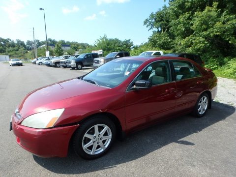 Redondo Red Pearl Honda Accord EX V6 Sedan. Click to enlarge. Redondo Red Pearl Honda Accord EX V6 Sedan. Click to enlarge.