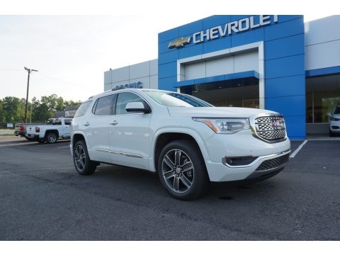 White Frost Tricoat GMC Acadia Denali.  Click to enlarge.