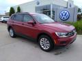 Front 3/4 View of 2018 Volkswagen Tiguan S #2