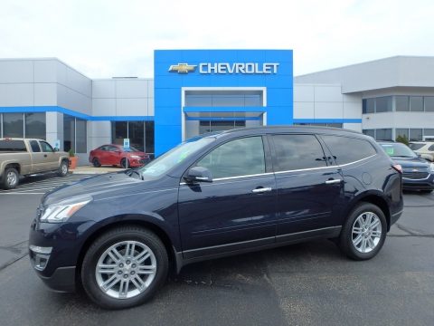Blue Velvet Metallic Chevrolet Traverse LT AWD.  Click to enlarge.