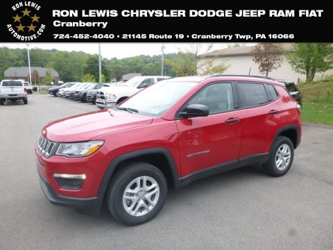 Redline Pearl Jeep Compass Sport 4x4.  Click to enlarge.