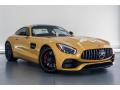 Front 3/4 View of 2018 Mercedes-Benz AMG GT C Coupe #14