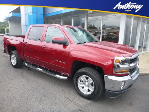 Cajun Red Tintcoat Chevrolet Silverado 1500 WT Crew Cab 4x4.  Click to enlarge.
