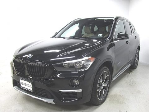 Black Sapphire Metallic BMW X1 xDrive28i.  Click to enlarge.