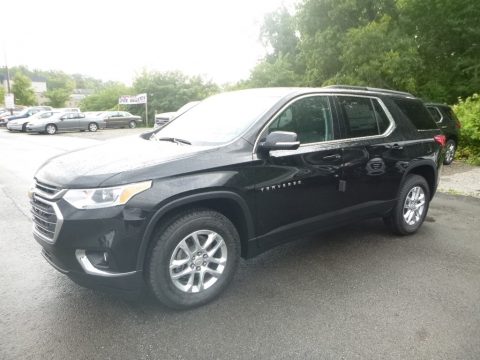 Mosaic Black Metallic Chevrolet Traverse LT AWD.  Click to enlarge.