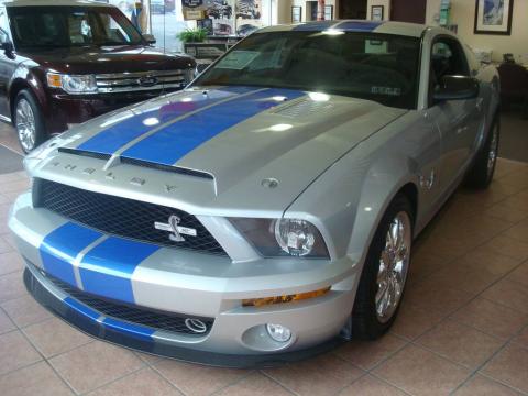 Brilliant Silver Metallic Ford Mustang Shelby GT500KR Coupe.  Click to enlarge.