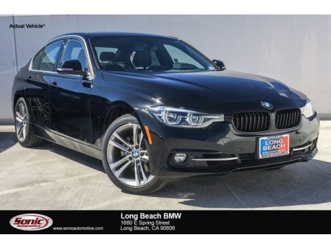 Jet Black BMW 3 Series 330i Sedan.  Click to enlarge.