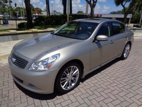 Desert Platinum Beige Infiniti G 35 Journey Sedan.  Click to enlarge.