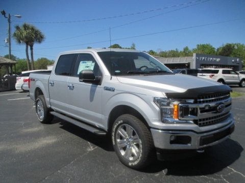 Ingot Silver Ford F150 XLT SuperCrew 4x4.  Click to enlarge.