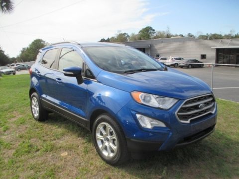 Blue Candy Ford EcoSport SE.  Click to enlarge.