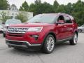Front 3/4 View of 2018 Ford Explorer Limited #3