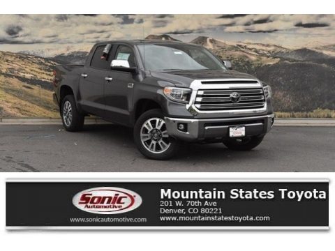 Magnetic Gray Metallic Toyota Tundra 1794 Edition CrewMax 4x4.  Click to enlarge.