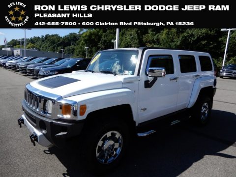 Birch White Hummer H3 .  Click to enlarge.