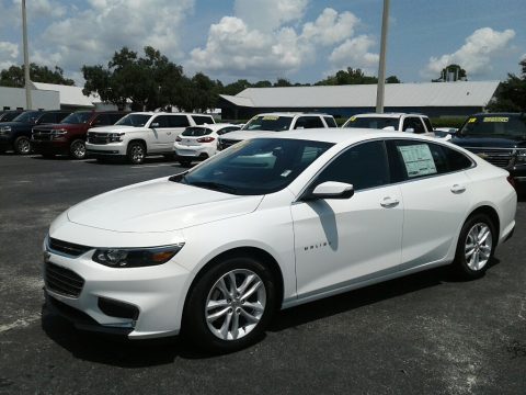 Summit White Chevrolet Malibu LT.  Click to enlarge.