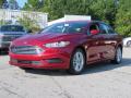 Front 3/4 View of 2018 Ford Fusion SE #3