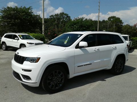 Bright White Jeep Grand Cherokee High Altitude 4x4.  Click to enlarge.