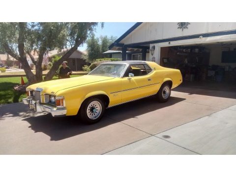 Yellow Mercury Cougar XR7 Hardtop.  Click to enlarge.