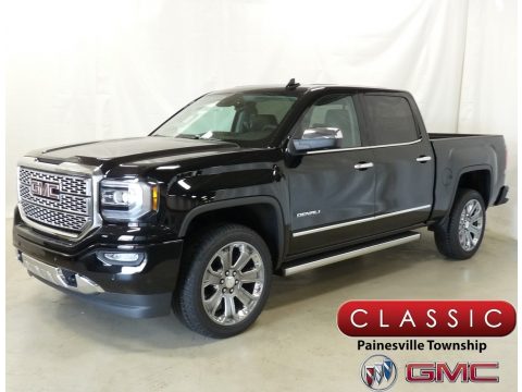 Onyx Black GMC Sierra 1500 Denali Crew Cab 4WD.  Click to enlarge.