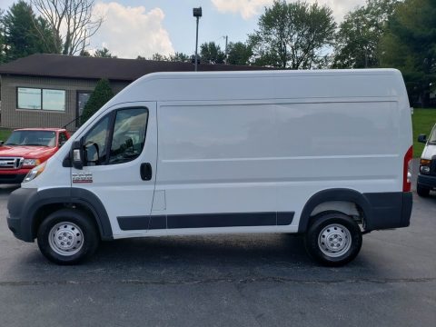 Bright White Ram ProMaster 1500 High Roof Cargo Van.  Click to enlarge.