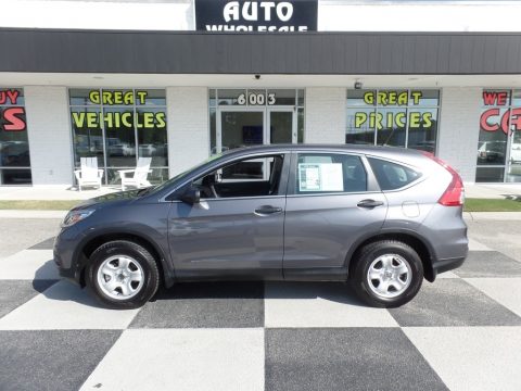 Modern Steel Metallic Honda CR-V LX.  Click to enlarge.