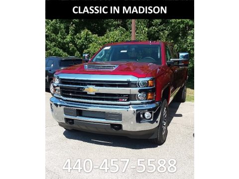 Cajun Red Tintcoat Chevrolet Silverado 2500HD LTZ Crew Cab 4WD.  Click to enlarge.