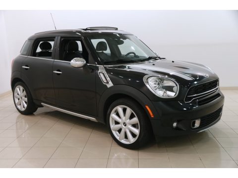 Absolute Black Metallic Mini Countryman Cooper S All4.  Click to enlarge.