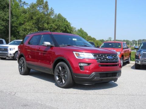 Ruby Red Ford Explorer XLT.  Click to enlarge.