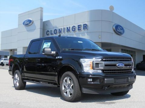 Shadow Black Ford F150 XLT SuperCrew 4x4.  Click to enlarge.