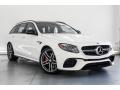Front 3/4 View of 2018 Mercedes-Benz E AMG 63 S 4Matic Wagon #12